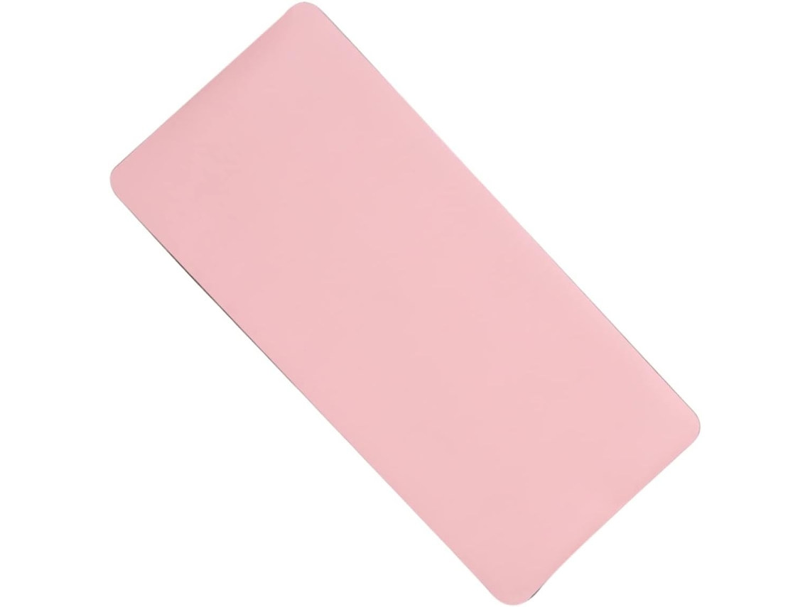 Lurelia Tapete De Rato Ergonómico Com Apoio De Pulso Em Pvc, Cor Rosa, Base Antiderrapante