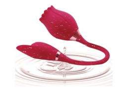 Bestvite Vibrador Massageador, 10 Tipos De Efeitos De Massagem 100 Impermeável, Brinquedos Sexuais, Presentes Para Mulheres, Vermelho