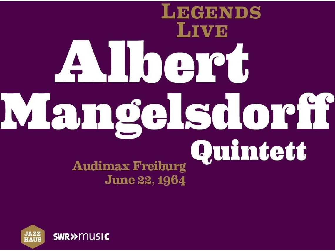 CD Albert Mangelsdorff Quinett - Legends Live: Albert Mangelsdorff Quintett (1CD)