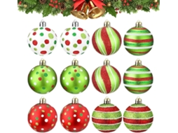 Conjunto De 12 Enfeites De Natal Para Árvore De Natal | 6