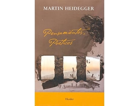 Livro Pensamientos Poéticos Da Editorial Herder De Martin Heidegger (espanhol - Capa Dura)
