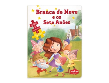 Livro Branca De Neve E Os Sete Anões Livro Com Quebra-cabeça De Zastras (português Do Brasil)