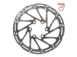 Disco De Freio Ewd002 140mm 6h Prata