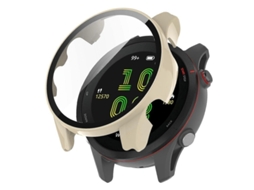 Capa de Proteção para Garmin Forerunner 255 com Vidro Temperado, Anti Risco e Anti Queda, Pc Duro