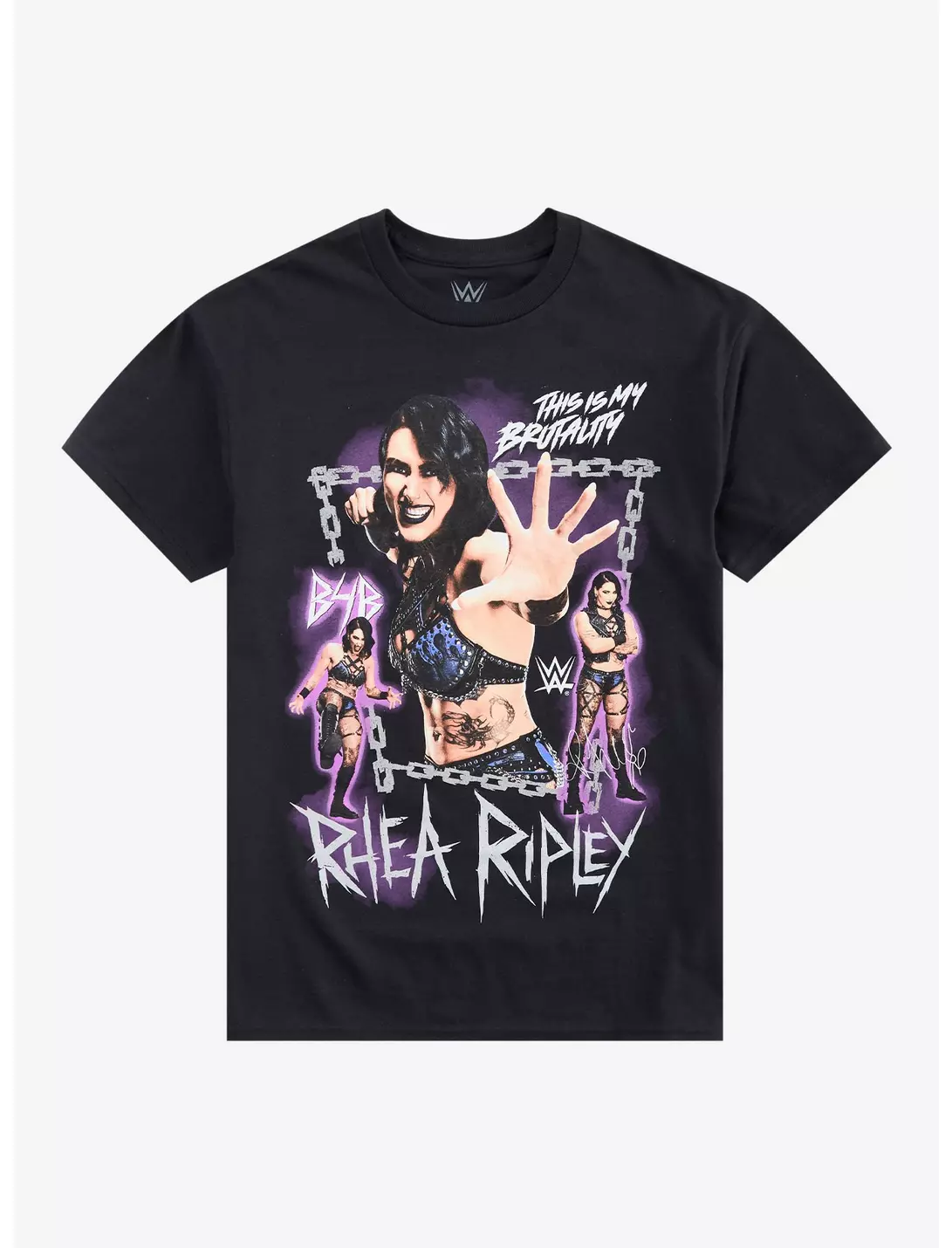 Wwe Rhea Ripley Brutality Collage T shirt Unisex Adults Size:m ROCKINSTONE