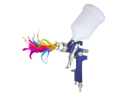 Pistola De Pintura Hvlp Com Sistema De Alimentação Por Gravidade, Bico Padrão 1.4mm Para Carro E Mobília