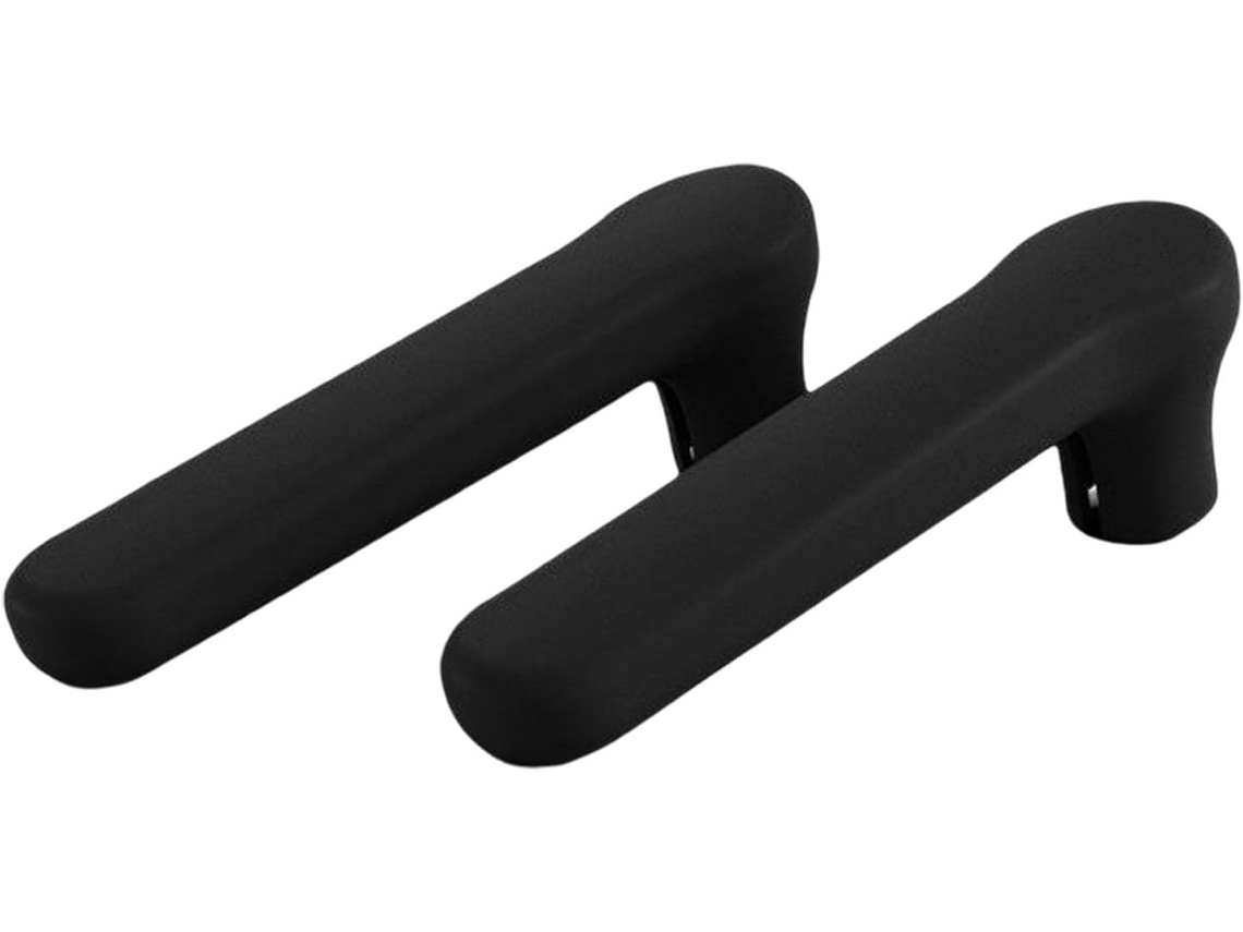 Protetores de maçaneta BRILVIBERA em silicone, 2 unidades, preto