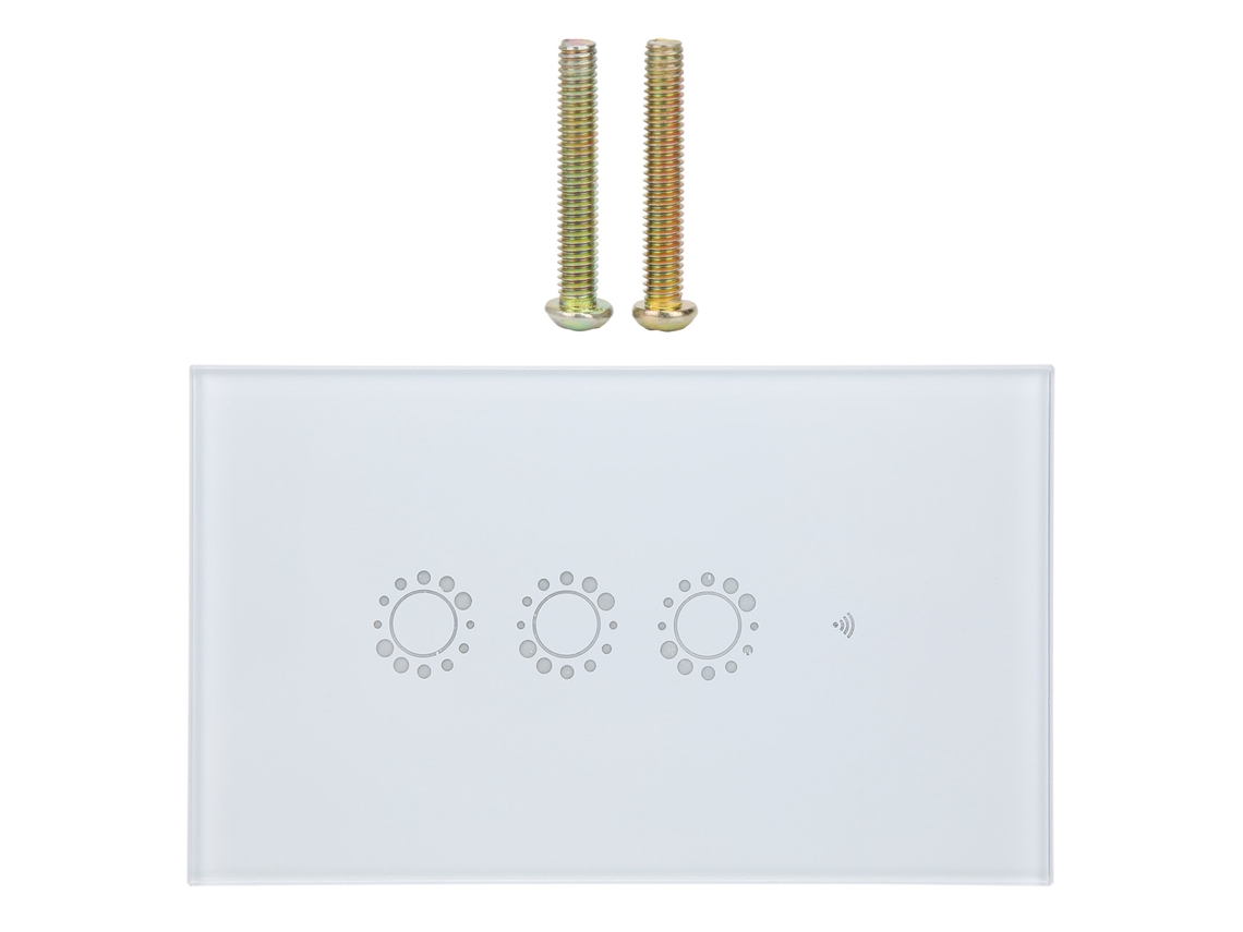 Interruptor Inteligente Touch WiFi Sem Fio com Controle Remoto 95‑240Vca S/MARCA