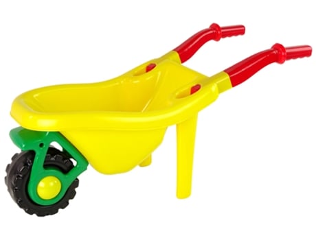 Grande Carrinho De Mão De Jardim Colorido Amarelo Hemar