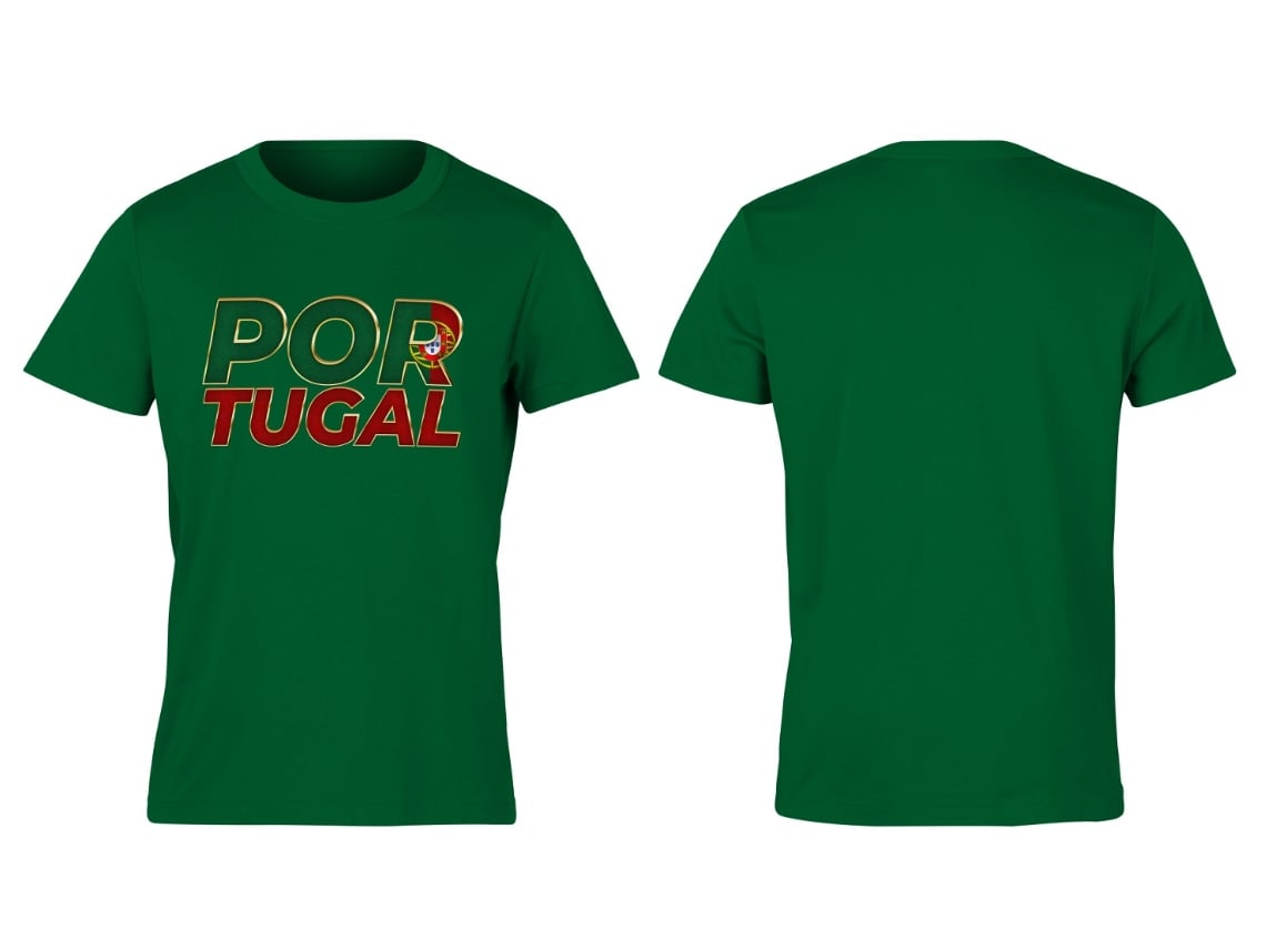 T-shirt TOPBRANDS Portugal Adepto Verde (S)