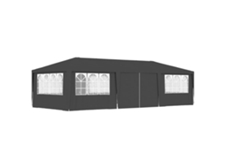 Tenda Festas Com Paredes Laterais 4x9m 90g/mâ² Antracite Dkd Home Decor