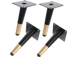 Nuobesty Conjunto De 4 Pés Metálicos Para Móveis, Pés De Mesa, Cômoda, Substituição De Móveis Diy, Suporte Para Sofá