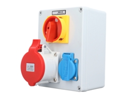 Tomada Eu 250v 16a, Tomada Industrial 5 Pinos 32a Com Interruptor De 2 Marchas, Caixa De Tomada À Prova D'água Ip44 Para Exterior