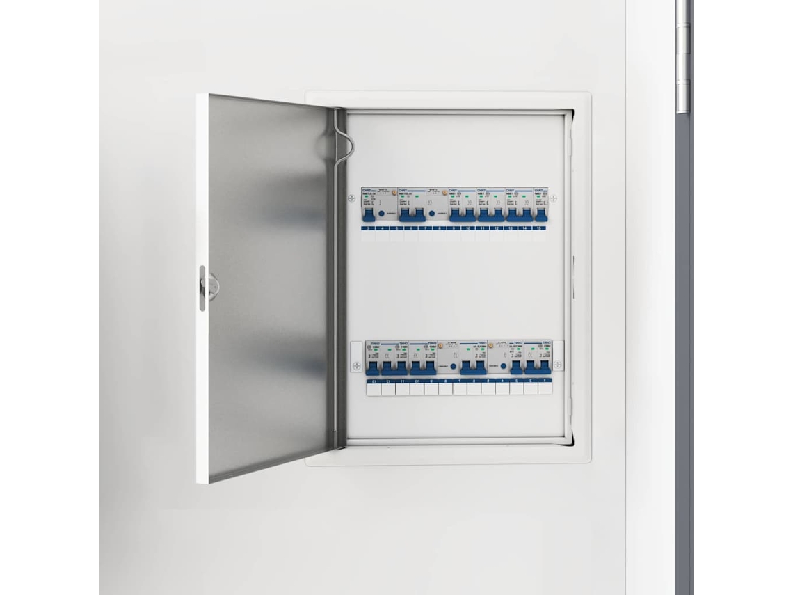 Vidaxl Painel De Acesso Branco 43 X 33 X 3 Cm Aço