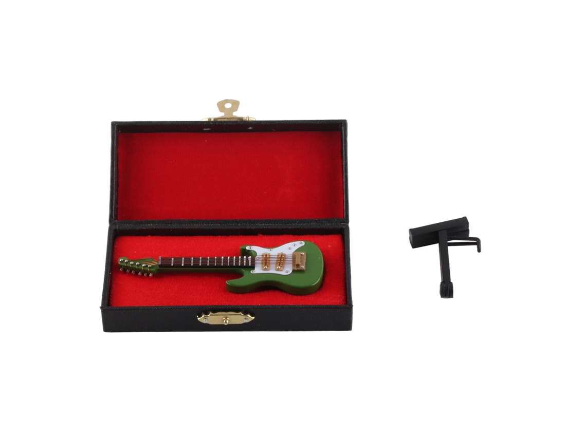 Miniatura de Guitarra Eléctrica Decoração 10cm