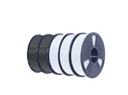 Sunlu Pla Filamento Fosco 1.75mm, Pronto Para Alta Velocidade, Sem Bolhas, 1kg, 3white2black Oem