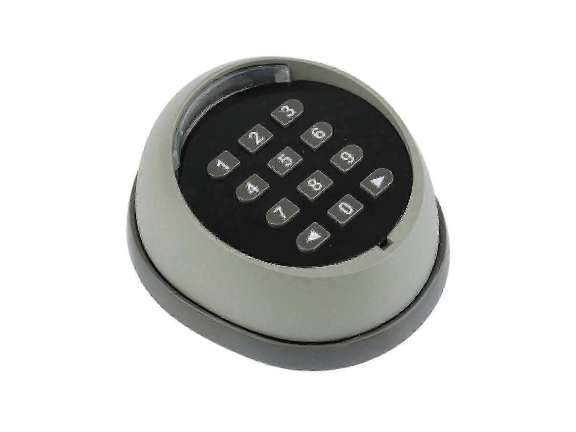 Teclado De Metal Sem Fio Para Abertura De Porta, Código Rotativo, 433 Mhz, Teclado Para Controle De Acesso De Portas De Garagem Brilvibera