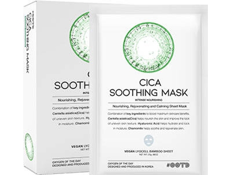 Máscara de Rosto OOTD Cica Soothing Mask (25 gr)