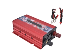 Rebe-convertidor De Energia Inteligente 300w De Alumínio Dc12v Para Ac220v Com Tela Inversor De Potência Rouge