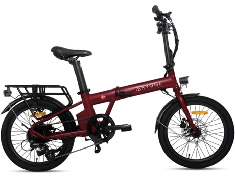 Virum 2025 - E-bike Dobrável Ultraleve 36v 10ah - Sangria Vermelha