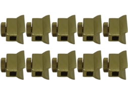 Conjunto De 10 Parafusos De Base Para Trompete Ou Flauta Em Miniatura, Com Estabilidade E Fácil Uso.