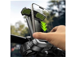 Suporte Para Celular De Bicicleta Com Fixação Ultrarresistente, Suporte À Prova De Choque Para Motocicleta Para Iphone E Samsung Aquaforge (fmy)