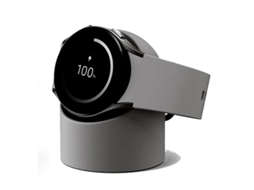 Suporte Carregamento Hexinyigjly Para Galaxy Watch 8/7/6/5,silicone, Gestão Cabos, Carregador Não Incluído Cinza