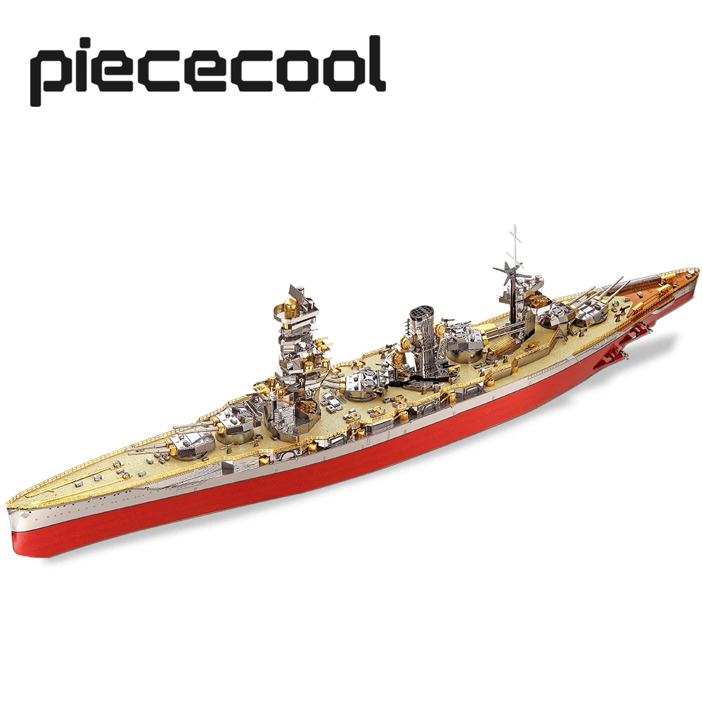 Conjunto De Montagem De Quebra-cabeça 3d Em Metal - Brinquedo Quebra-cabeça Diy Do Encouraçado Fusang