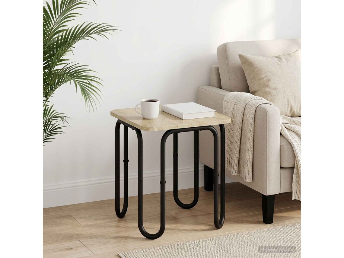 Vidaxl Mesa De Centro Carvalho Sonoma 40 X 40 X 45 Cm