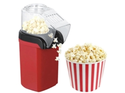 Máquina De Pipoca Elétrica A Ar Quente 1200w Com Copo Medidor Para Noites De Cinema Em Casa