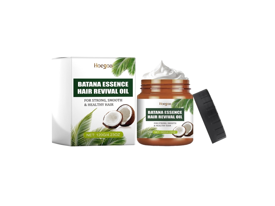 Máscara de Cabelo LAXISCREED Hoegoa Batana Oil para Hidratar, Suavizar e Reparar Pontas Danificadas e Secas