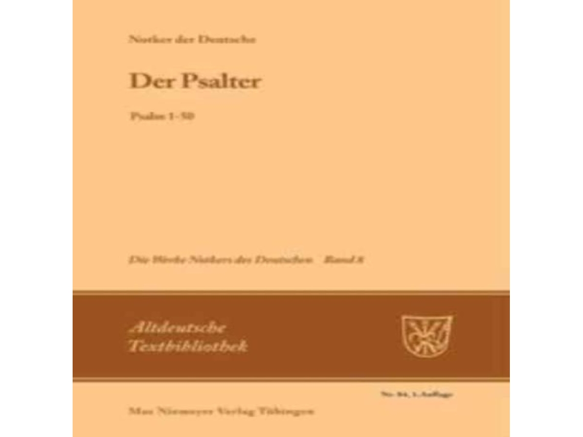 Livro Der Psalter de De Gruyter (Alemão)