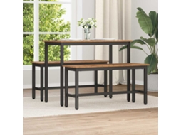 Vidaxl Banco De Jantar Madeira Antiga 100 X 32,5 X 48,5 Cm