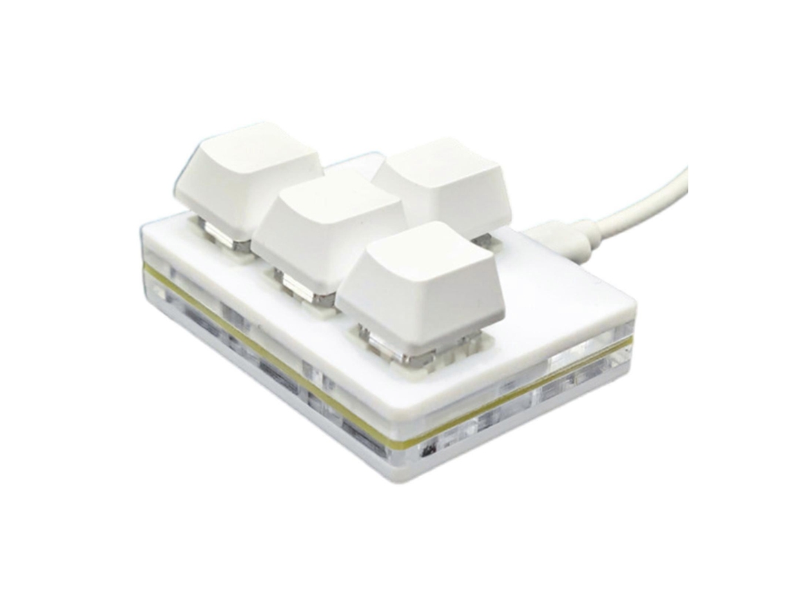 Teclado De 4 Teclas Com Setas Para Cima, Baixo, Esquerda E Direita, Teclado Mecânico De Programação, Teclado Usb Hot Swappable Para Pc Ly Ebike