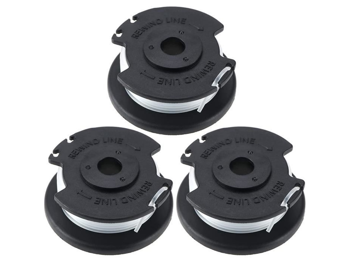 Carretel de linha de substituição de 3 unidades para Einhell GE-CT 18/28 Li e GE-CT 18/28 Li TC, cortador de grama de nylon AQSACOKIYA