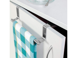 Nova Line rack para Toalhas Horizon, Aço Inox, Sem Furação, para Portas de Armários, 23cm