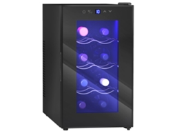 Geladeira para Vinhos Cantinetta 8 Garrafas,21l,display Touch,prateleiras Ajustáveis,preto