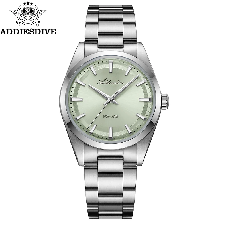Relógio Feminino De Quartzo (verde Menta), Luminoso, Resistente À Água Até 100 Metros.