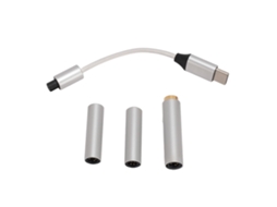 Adaptador LAXISCREED Usb c para 2.5/3.5/4.4mm