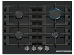 Placa de Gás BOSCH PNP6B6K40 (Gás Natural - 59 cm - Preto)