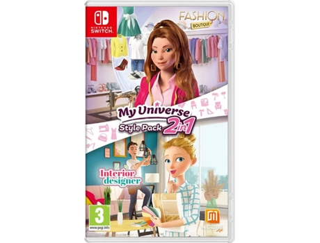 Jogo Nintendo Switch My Universe Style Pack 2-in-1 Fashion Boutique + Interior Designer