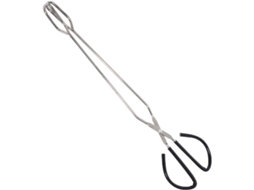 Pinça Longa Abaodam Em Aço Inoxidável Para Carvão, Anti Escaldante Para Churrasco, Utensílio De Cozinha Prático, Cabo