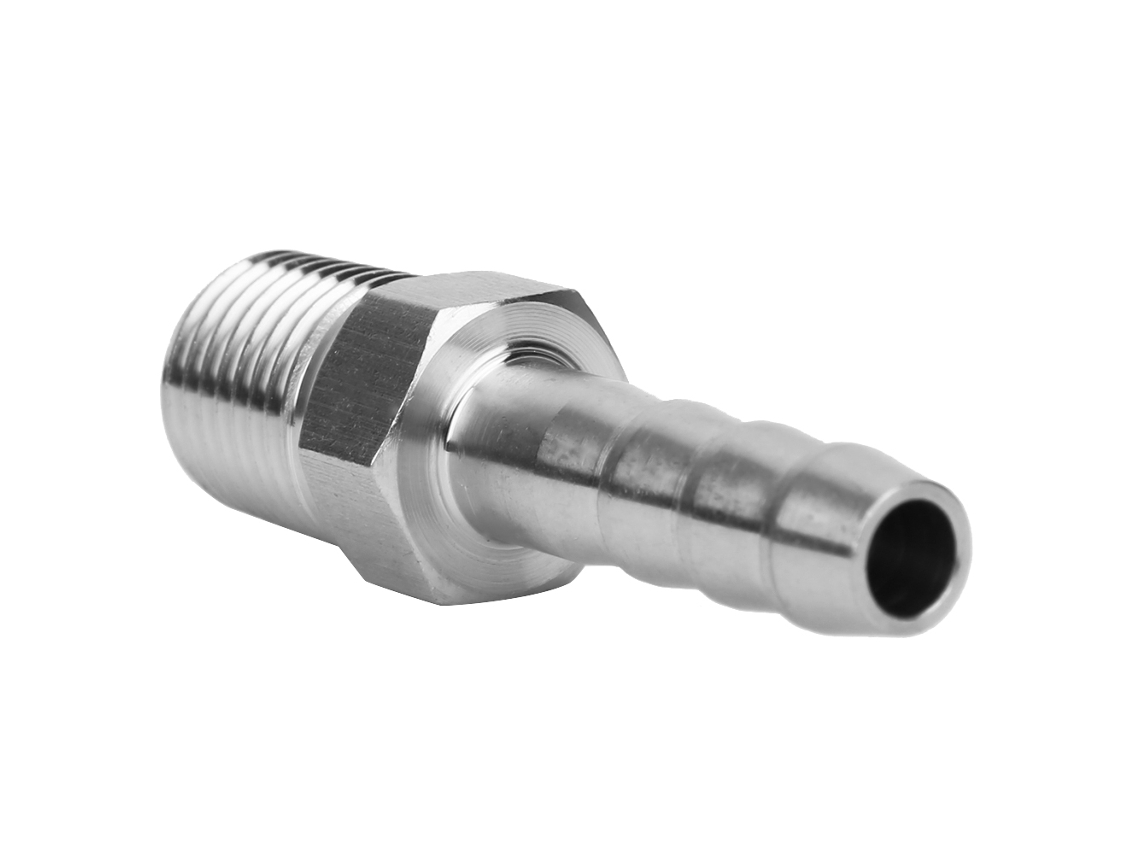 Laxiscreed Conexão Rápida Em Aço Inox Com Rosca Bspt Para Tubo De 6mm