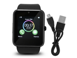 Relógio Inteligente Bluetooth com Câmera e Slot Sim para Android Mulher Homem