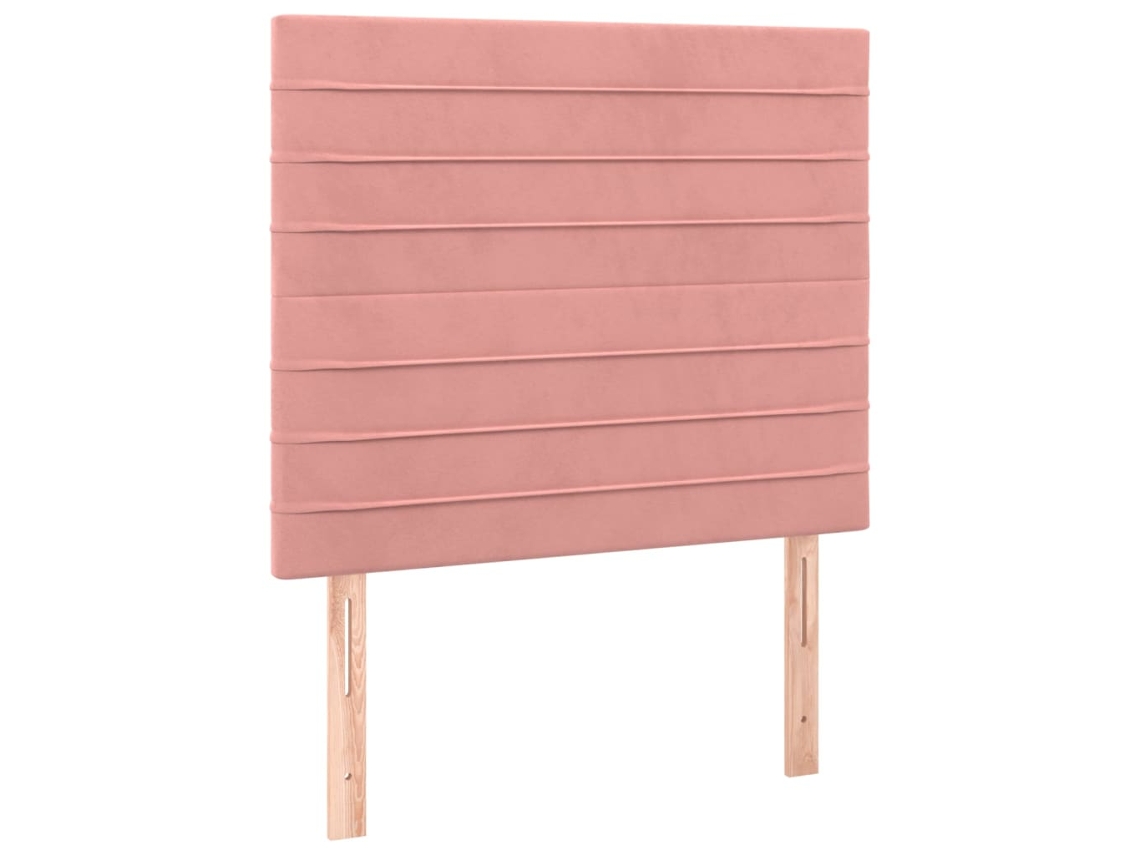 Cabeceira Rosa 80x5x118/128 Cm Veludo MAISON EXCLUSIVE