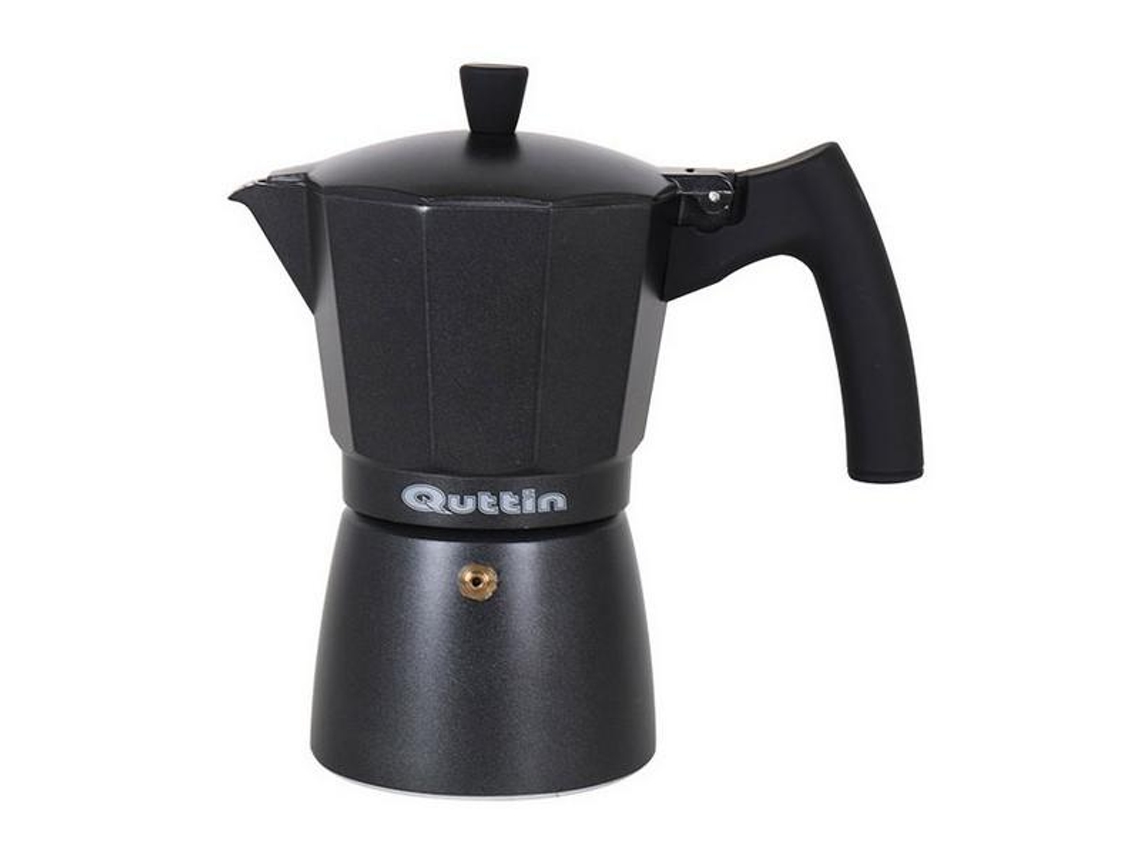 Cafeteira Italiana QUTTIN Darkblack Indução Preto