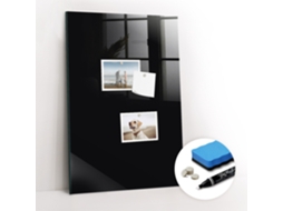 Quadro Magnético Decorativo Cor Preta Para O Quarto Das Crianças Espelharte (40x60 Cm)