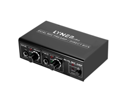 Amplificador de Microfone 2 Canais para Guitarra Elétrica e Baixo HALINUIA