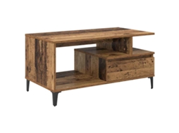 Mesa de Centro com Gaveta MAISON EXCLUSIVE em Madeira Antiga (90x49x45 cm)