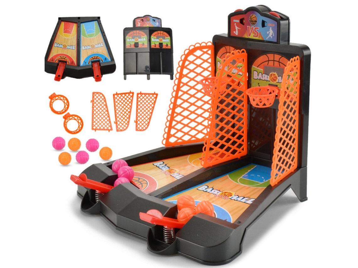 Mali jogo de Basquete de Dedo para Crianças e Adultos Brinquedo de Mesa Inteligente Abs 26,5*22*21,5cm